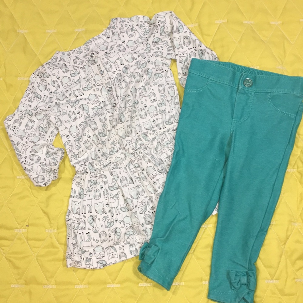 Shirt  Dress & Jeggings